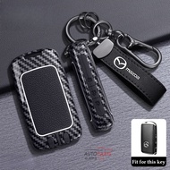 Zinc Alloy Remote Car Key Cover Case Comfortable Silicone Buttons Cover For Mazda Mx5 Mx30 2 3 6 Cx6