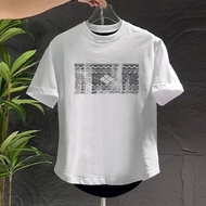 Fashion 200g Dovetail 2026b1262 Dark Green White Gray p17 Plus Coffee Short Sleeve Wine Pure Cotton 