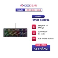 Gaming Mechanical Keyboard HAVIT KB869L, 87 Keys, 14 Rainbow Led Modes - Genuine Dizigear