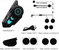 X-15 Pro 藍牙頭盔對講機 X15-PRO Motorcycle Helmet Bluetooth Headset Intercom Colorful 5 Color Ambient Light