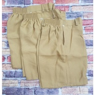 school uniform short back garter khaki (3-13 yrs old)