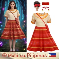 Disney Encanto dolores costume adult women dress Wig Halloween Cosplay Movie Character Party Outfits