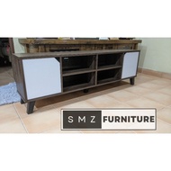 SMZ FURNITURE KABINET TV DEEN 5 KAKI RAK TV CABINET TV SIAP PASANG