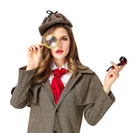 Halloween Costume Adult Women Sherlock Holmes Costume Stage Performance Costume