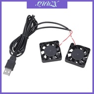 QUU 40x10mm USB 5V Computer Fan Case Cooling for PC Server Cabinet Router Receiver