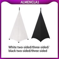 [Almencla1] Universal Speaker Stand Cover DJ Speaker Covers Tripod Stretch Covers for Weddings
