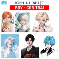 Ironized Image, Heat Pressed Image Boy - Son 2