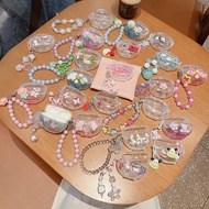 【Good Quality】Case for OPPO Enco R4/Air 4i Bracelet Charm TPU Transparent Eearphone Protective Cover