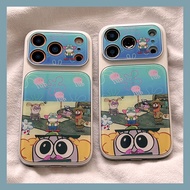 Iphone Case Thicken Shockproof Hard Case Iphone 17 Pro Max Cute Cartoon BikiniBottom Full Body Camer