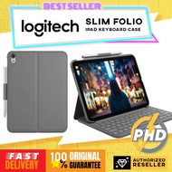 Logitech SLIM FOLIO iPad Keyboard Case 10.2 Inch, 7/8/9th Generation, Bluetooth, with Integrated Wir