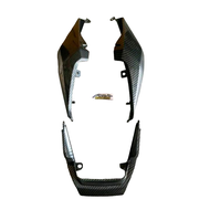 ชุดเซต ฝาปิดท้าย + ท้ายยาว คาร์บอน msx sf ไฟหน้า2ตา แถมสติ๊กเกอร์ Akana จัดส่งวันต่อวัน