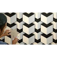 3D Fiber Wall Paint Pattern 3D Paint Easy Tool/ Wall Paint Mold Wall Decor
