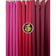 WindowStyleMNL 3in1 "Shades of Red" Curtain 5-8 feet