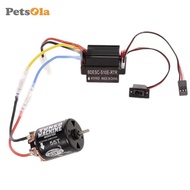 [PETSOLA] RC Brushed 540 Motor & Brushed ESC Speed Controller for Axial SCX10 D90