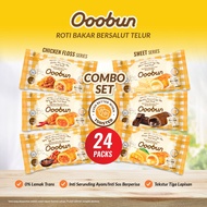 EGGSKIN SERIES SET Ooobun HALAL Assorted Flavoured EGG SKIN CHICKEN FLOSS Toast Bread (60g x 3Flvrs 