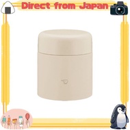 ZOJIRUSHI / Soup Jar / 300ml soup bowl size, beige color, Keeps food warm or cold effectively, Only 