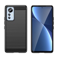 Brushed Texture Case For Xiaomi 17Pro mi 17pro max Soft TPU Phone Cover for mi17pro max Luxury Carbo