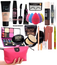 Promo Paket Kosmetik Maybelline Super Lengkap / Satu Set Kecantkan / Paket Make Up Lengkap / Paket K