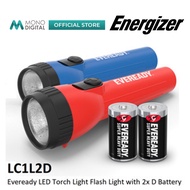 EVEREADY LC1L2A (AA BATTERY) / LC1L2D (D BATTERY) LED TORCH LIGHT FLASH LIGHT WITH 2X BATTERIES