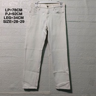CELANA SOFT JEANS STRETCH SLIMFIT WANITABRAND UNIQLO MADE IN KOREA