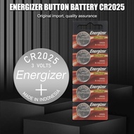 5PCS 100% Original spot inventory Energizer CR2025 DL2025 DL Lithium Battery For Toy Watch Remote Co