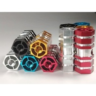 Wongcycleshop@Alloy Foot Pegs Bicycle Sayap Basikal Axle Footrest Stunt Pegs(6CM/7CM) BMX/Mtb