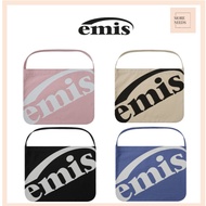 [EMIS] EMIS BAG CROPPED LOGO COTTON ECO BAG  4colors  100% authentic