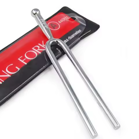 Medical Tuning Fork 440Hz A Tone Stainless Steel Violin Tuner Hammer Healing Sound Percussion Instru
