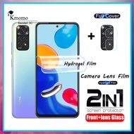 2 in 1 OPPO F11 F9 F7 Youth R17 R9s Plus Find X2 Pro Camera Lens Glass Hydrogel Soft Screen Protector Film Full Cover Front Back