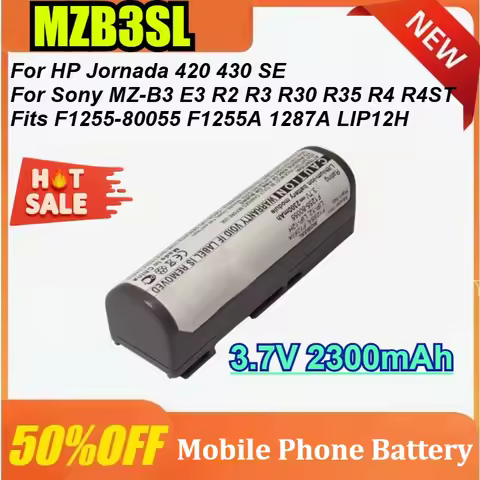 2300mAh MZB3SL Battery for HP Jornada 420 430 SE for Sony MZ-B3 E3 R2 R3 R30 R35 R4 R4ST Fits F1255-