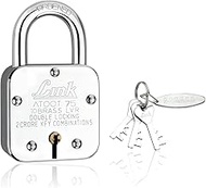 Green Velly Atoot 75mm Lock | 2 Crore Key Combinations | Stainless Steel Body | Hardened Shackle | 1