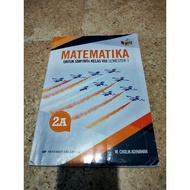 Mathematics Book 2A Junior High School Grade 8 Erlangga K13 (Used)