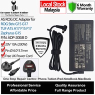 ASUS ADP-200JB D 200W 20V 10A 6.0*3.7mm DC Power Adapter Charger ASUS ROG Zephyrus G15 TUF A15 A17 F