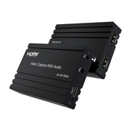 ArgoX HDMI 4K@60Hz Video Capture USB Type-C Microphone 3.5mm Stereo Output to Monitor, PC and Laptop