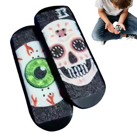 Novelty Finger Skateboards Magnetic Mini Deck Fidget Finger Skate Board for Stress Relief Boy Girl P