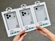 Ốp Memumi lưng trong suốt chống ố viền cứng bảo vệ cam dành cho ip17 pro/ ip17 pro max