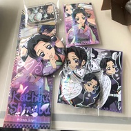 6Pieces Demon Slayer kimetsu no yaiba Anime Lucky Gift Bag Cartoon Kochou Shinobu Collection Bag Key