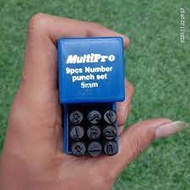 Ketrok Number Punch 5mm / 9 Pcs Number Punch / Number Punch
