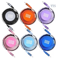 YYS UsbC TypeC Cord Fast Speed Data Transfer Cable Supports 100W Charging Extension