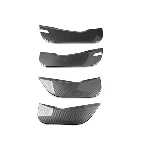 4PCS Carbon Fiber Door Anti Kick Panel Cover Trim For Kia Sorento MQ4 2021-2026 Tuning Supplies