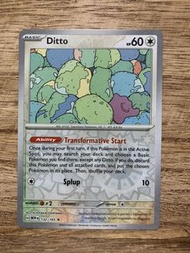 PTCG 2023 Pokémon 151 Ditto 132/165 Rare Reverse Holo 百變怪