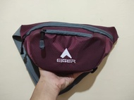 Tas Selempang Eiger - Waistbag Eiger Hitam Abu-abu Maroon Merah Cabe Navy Blue Eiger Adventure Tas S