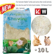 10L KW Pets Aspen Shaving Hamster Bedding Wood Shavings Habuk Kayu