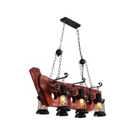 MAX LIGHT ไฟแขวน FD-9322/6 *ดำ E27x6 40W