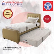 Kasur Springbed ALGA Super Quality 2 in 1 - 120x200 Fullset Spring bed