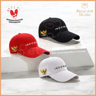 Petal Art Studio Baseball cap Garuda indonesia 17 August 1945 tumblr Thick Premium quality fabric 3 