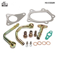 Turbo Oil / Water Install Kit For SUBARU EJ20 EJ25 TD05 / TD06 Turbocharger HU-CGQ49