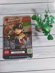 Kartu Mainan Hologram Foil Asli Choki Choki Boboiboy Emas/Silver/Perak 1 pcs+bonus 2 pcs non hologra