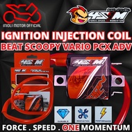 COIL KOIL KUIL RACING 4S1M BEAT SCOOPY VARIO PCX ADV GENIO SYTLO DELUXE FI ESP OLD BOHLAM LED NEW PR