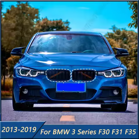 For BMW 3 Series F30 F31 F35 330d 328i 335i 320d 2013-2019 Single / Double Slat Front Bumper Grille 